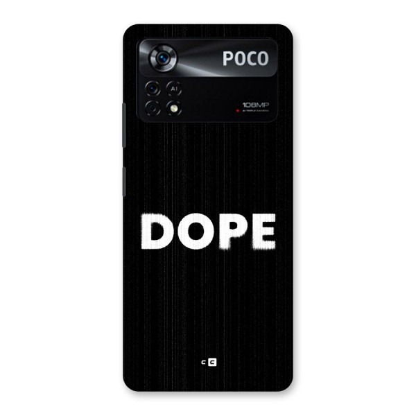 Sense Alert Back Case for Poco X4 Pro 5G