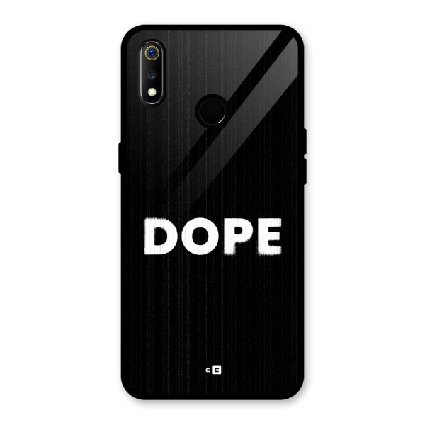 Sense Alert Glass Back Case for Realme 3