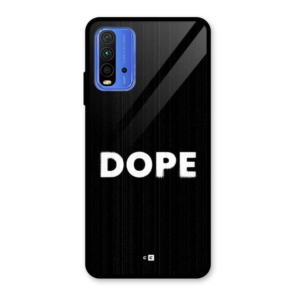 Sense Alert Glass Back Case for Redmi 9 Power