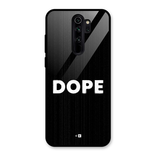 Sense Alert Glass Back Case for Redmi Note 8 Pro