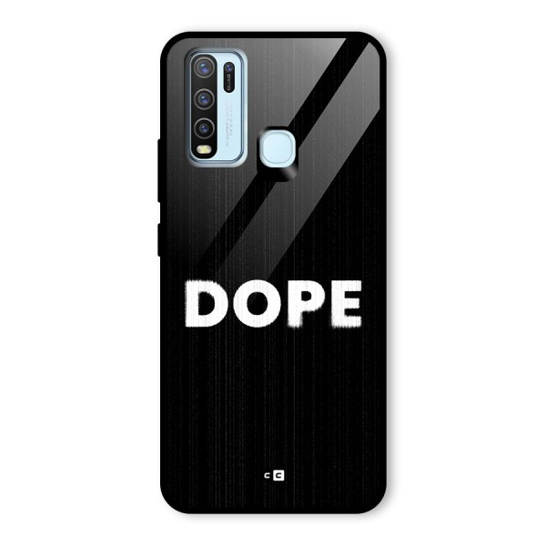 Sense Alert Glass Back Case for Vivo Y30