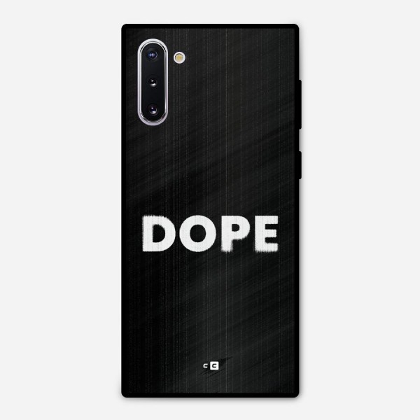 Sense Alert Metal Back Case for Galaxy Note 10