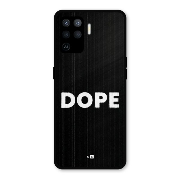 Sense Alert Metal Back Case for Oppo F19 Pro