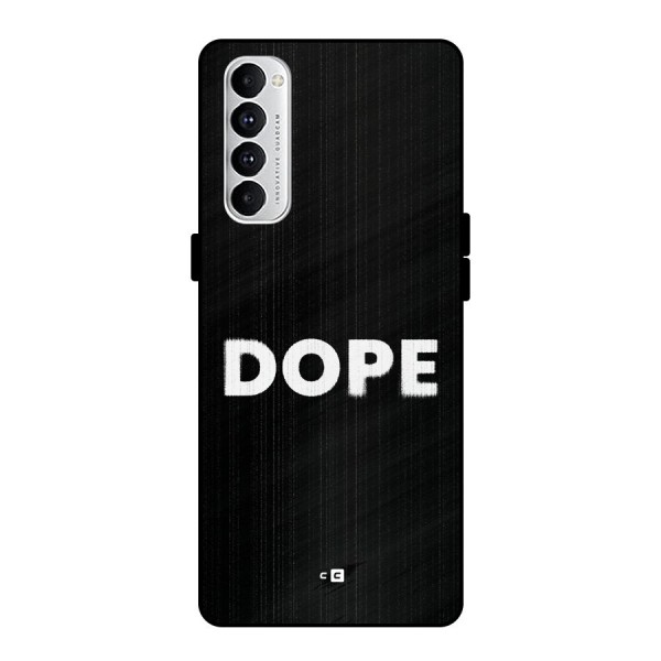 Sense Alert Metal Back Case for Oppo Reno4 Pro