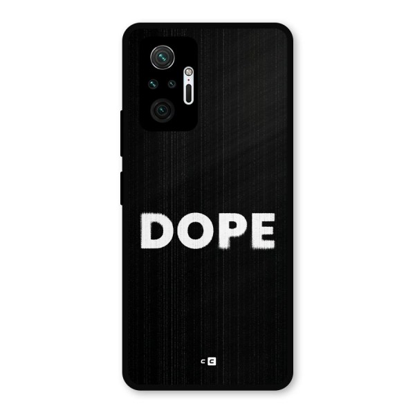 Sense Alert Metal Back Case for Redmi Note 10 Pro Max