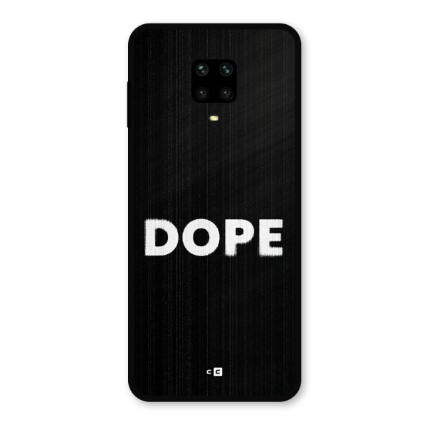 Sense Alert Metal Back Case for Redmi Note 9 Pro Max