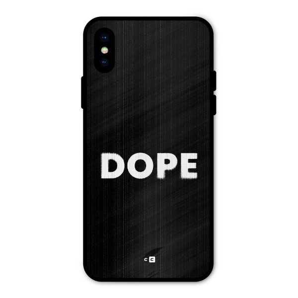 Sense Alert Metal Back Case for iPhone XS