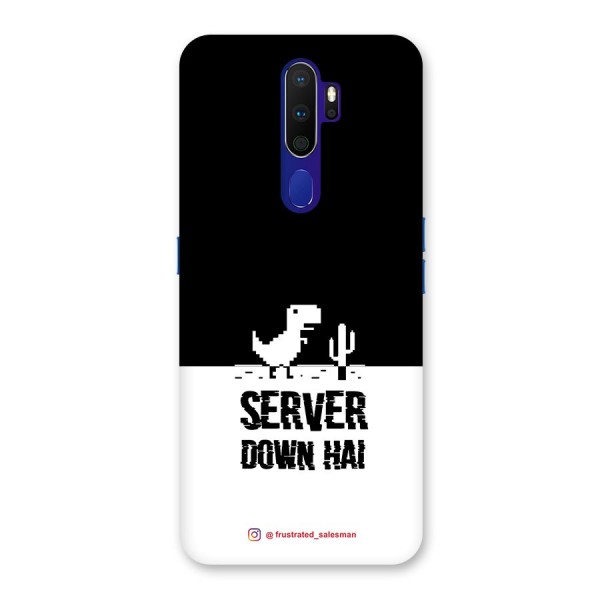 Server Down Hai Black Back Case for Oppo A9 (2020)