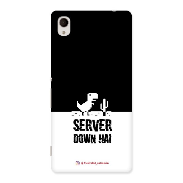 Server Down Hai Black Back Case for Sony Xperia M4