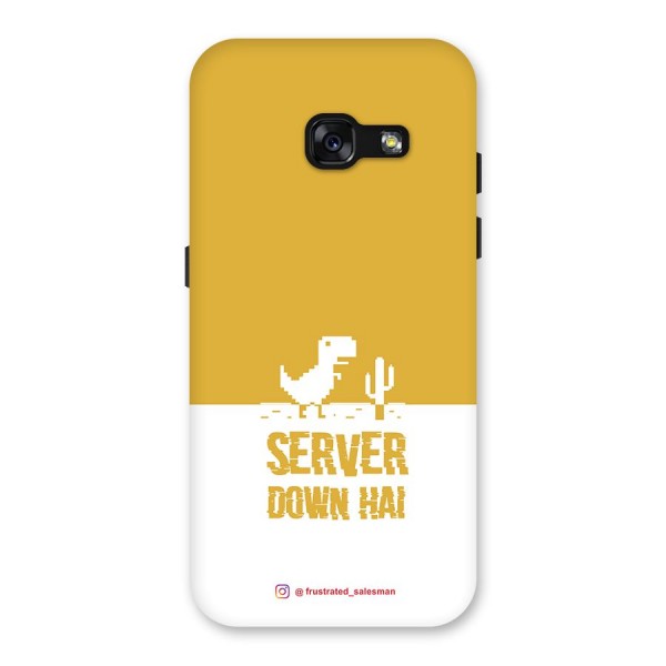 Server Down Hai Mustard Yellow Back Case for Galaxy A3 (2017)
