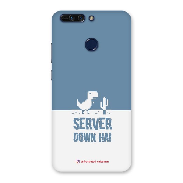 Server Down Hai SteelBlue Back Case for Honor 8 Pro