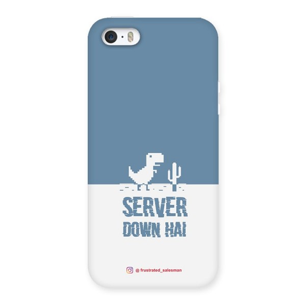 Server Down Hai SteelBlue Back Case for iPhone SE