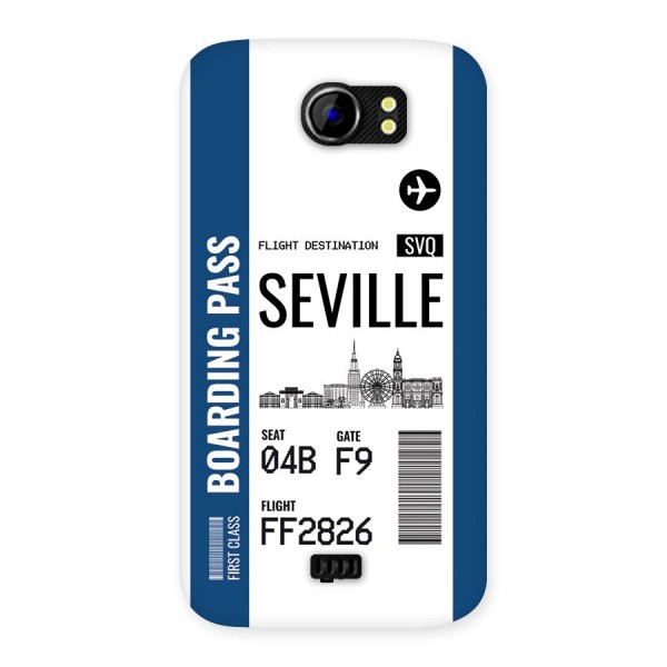 Seville Boarding Pass Back Case for Canvas 2 A110