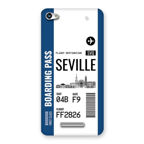 Seville Boarding Pass Back Case for Canvas Hue 2 A316