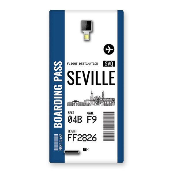 Seville Boarding Pass Back Case for Canvas Xpress A99