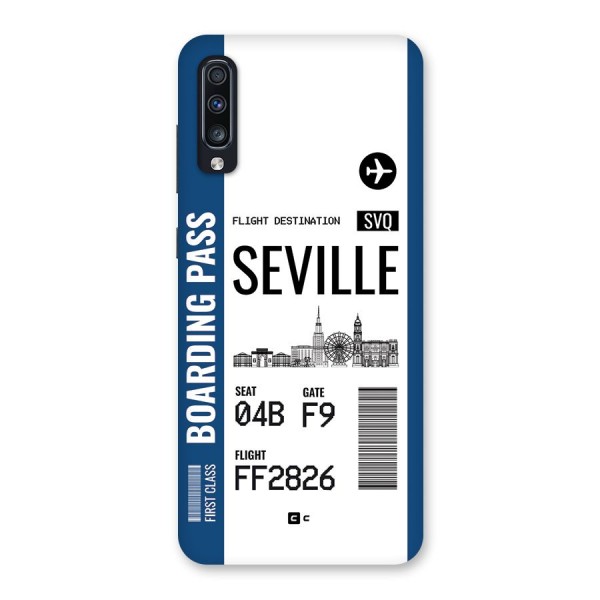 Seville Boarding Pass Back Case for Galaxy A70