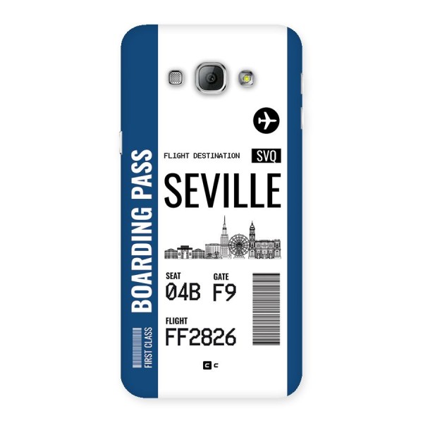 Seville Boarding Pass Back Case for Galaxy A8