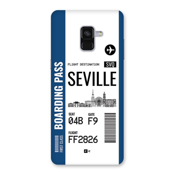 Seville Boarding Pass Back Case for Galaxy A8 Plus