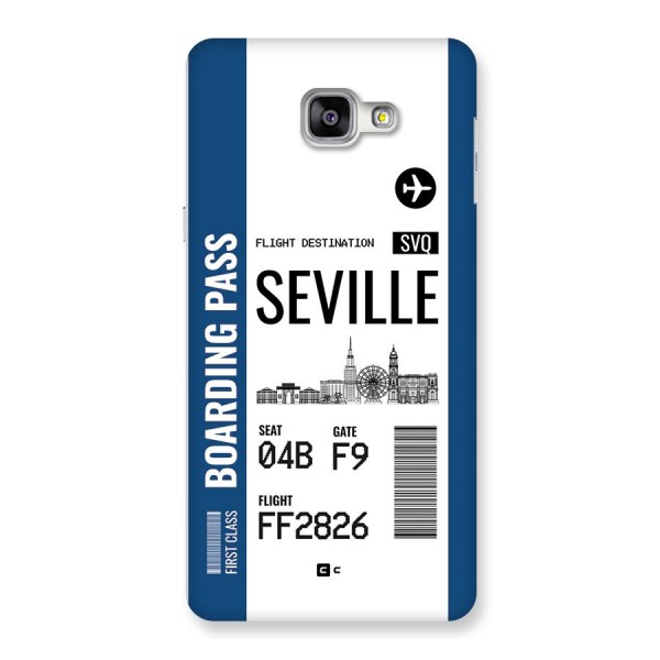 Seville Boarding Pass Back Case for Galaxy A9