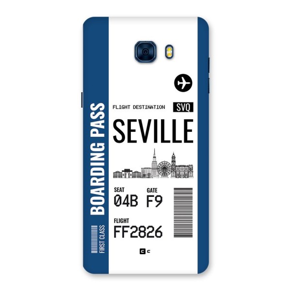 Seville Boarding Pass Back Case for Galaxy C7 Pro