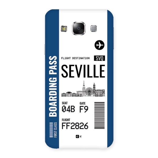 Seville Boarding Pass Back Case for Galaxy E5