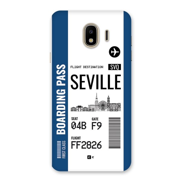 Seville Boarding Pass Back Case for Galaxy J4