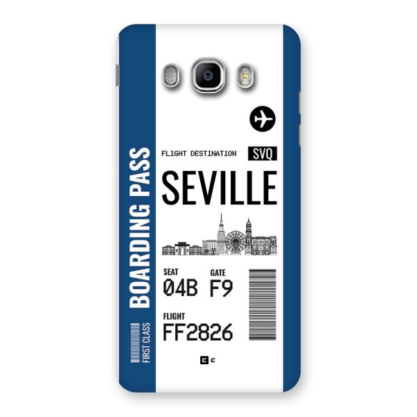 Seville Boarding Pass Back Case for Galaxy J5 2016
