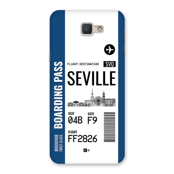Seville Boarding Pass Back Case for Galaxy J5 Prime
