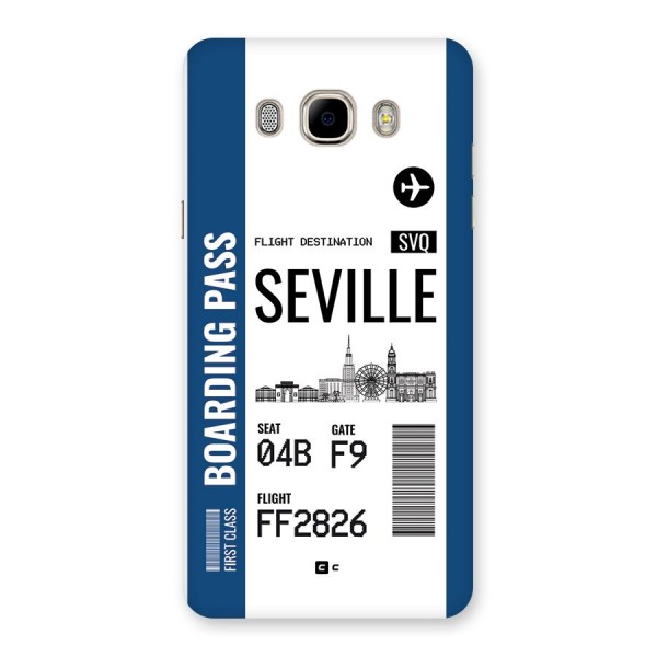 Seville Boarding Pass Back Case for Galaxy J7 2016
