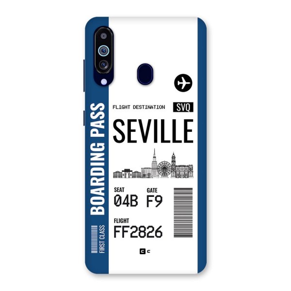 Seville Boarding Pass Back Case for Galaxy M40