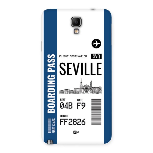 Seville Boarding Pass Back Case for Galaxy Note 3 Neo