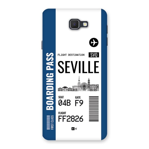 Seville Boarding Pass Back Case for Galaxy On7 2016
