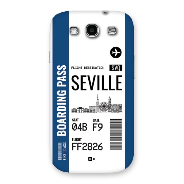 Seville Boarding Pass Back Case for Galaxy S3