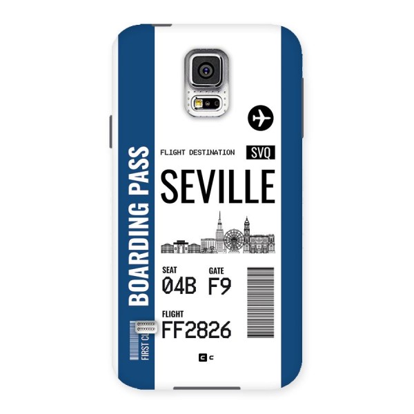 Seville Boarding Pass Back Case for Galaxy S5