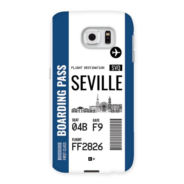 Seville Boarding Pass Back Case for Galaxy S6