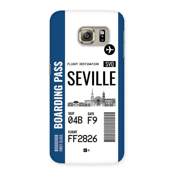 Seville Boarding Pass Back Case for Galaxy S6 edge