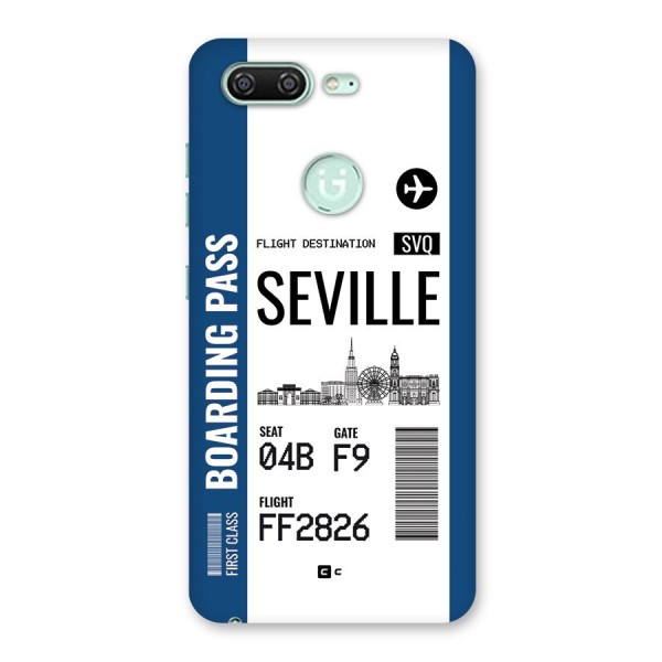 Seville Boarding Pass Back Case for Gionee S10