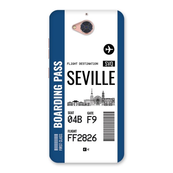 Seville Boarding Pass Back Case for Gionee S6 Pro