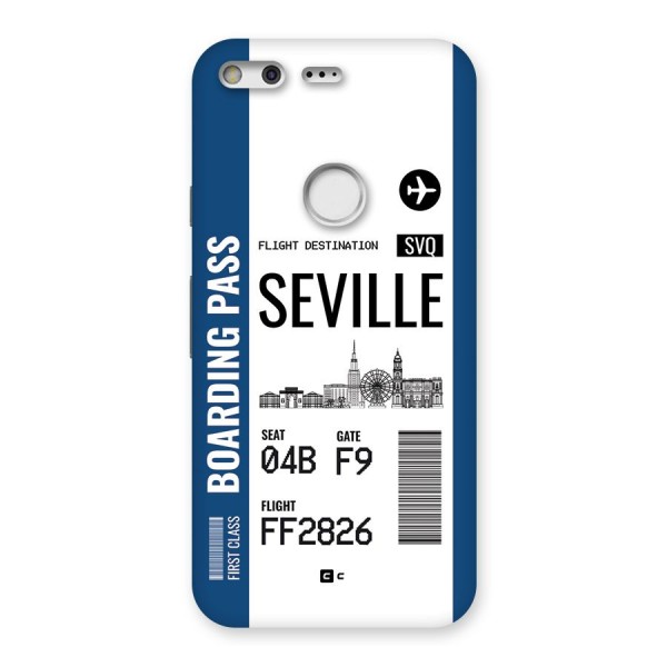 Seville Boarding Pass Back Case for Google Pixel