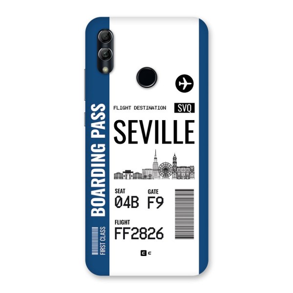 Seville Boarding Pass Back Case for Honor 10 Lite