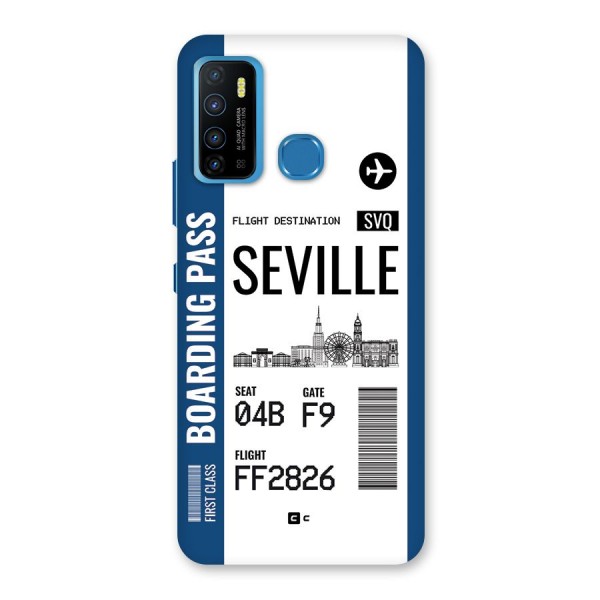 Seville Boarding Pass Back Case for Infinix Hot 9