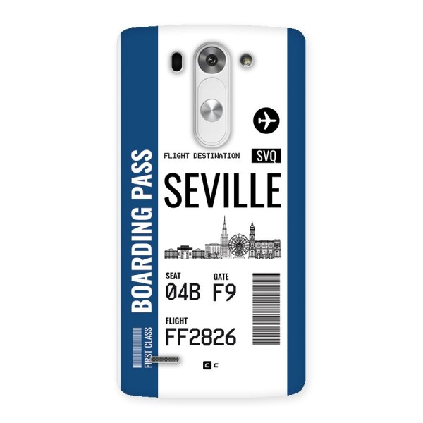 Seville Boarding Pass Back Case for LG G3 Mini