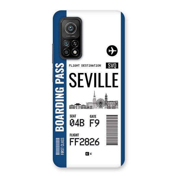 Seville Boarding Pass Back Case for Mi 10T 5G