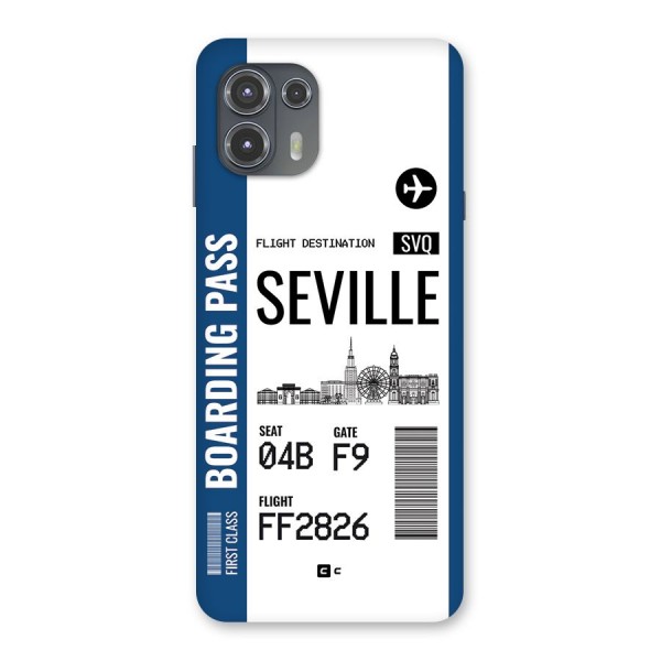 Seville Boarding Pass Back Case for Motorola Edge 20 Fusion