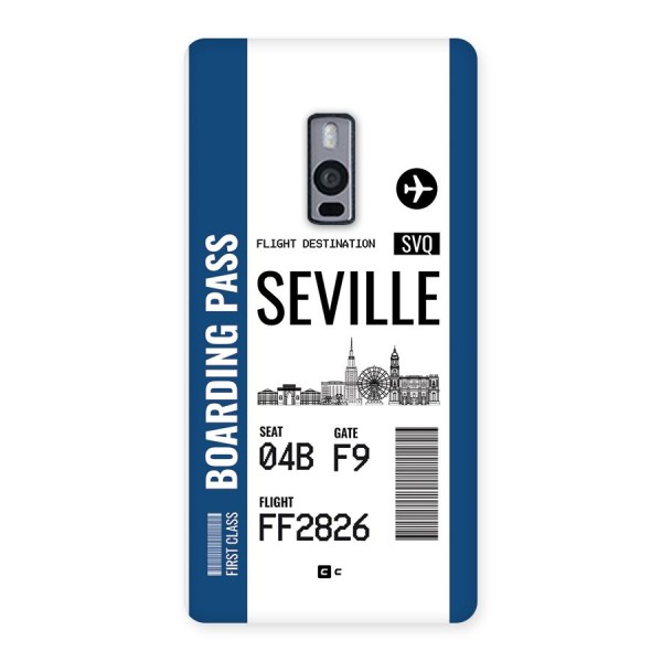 Seville Boarding Pass Back Case for OnePlus 2