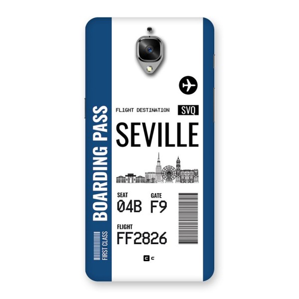 Seville Boarding Pass Back Case for OnePlus 3