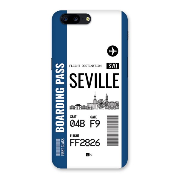 Seville Boarding Pass Back Case for OnePlus 5