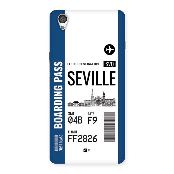 Seville Boarding Pass Back Case for OnePlus X