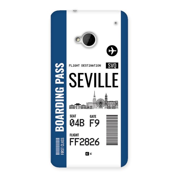 Seville Boarding Pass Back Case for One M7 (Single Sim)