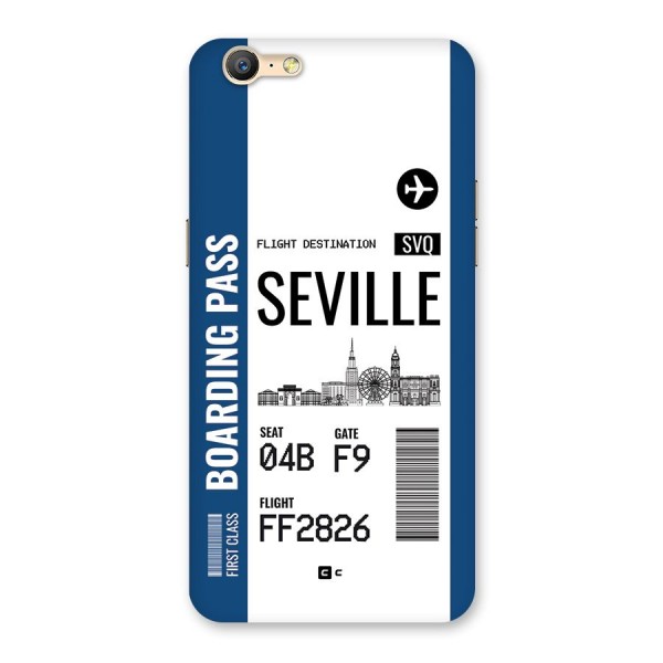 Seville Boarding Pass Back Case for Oppo A39